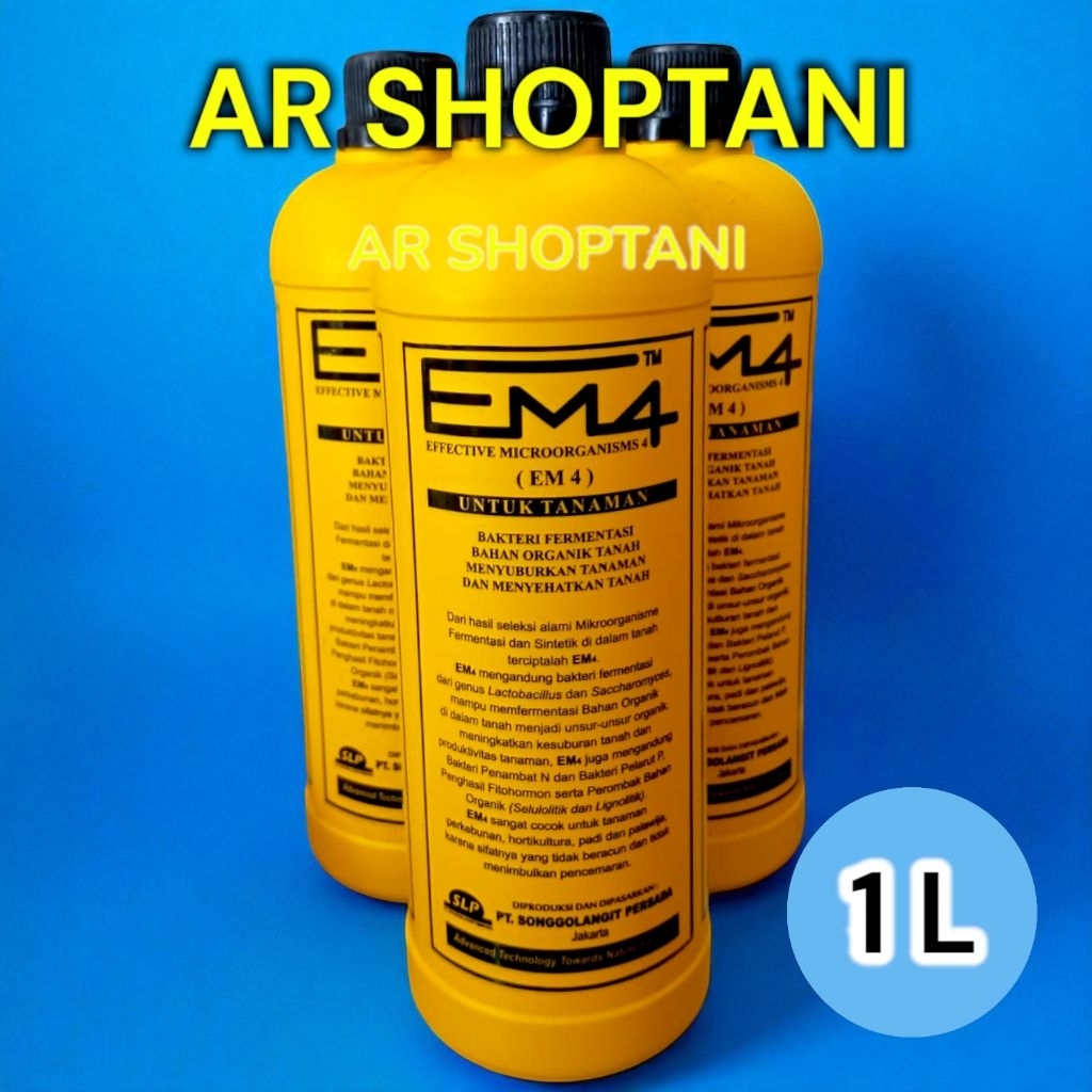EM4 PERTANIAN 1L kuning bakteri starter pengurai