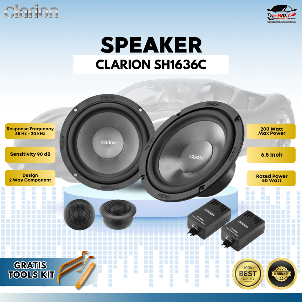 SPEAKER MOBIL / AUDIO MOBIL / SPEAKER CLARION SPECIAL ALL TYPE MOBIL / SPEAKER 2 WAY COMPONENT