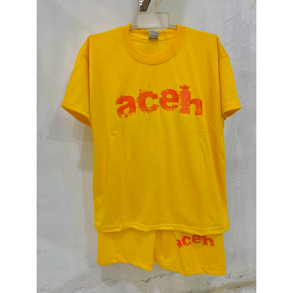 baju kaos anak” setelan khas Aceh