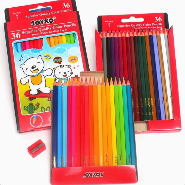 

JOYKO Pensil 36 Warna Panjang Color Pencil CP-36PB