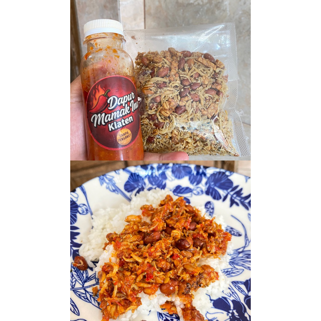 

sambal teri medan mix kacang pisah sambal