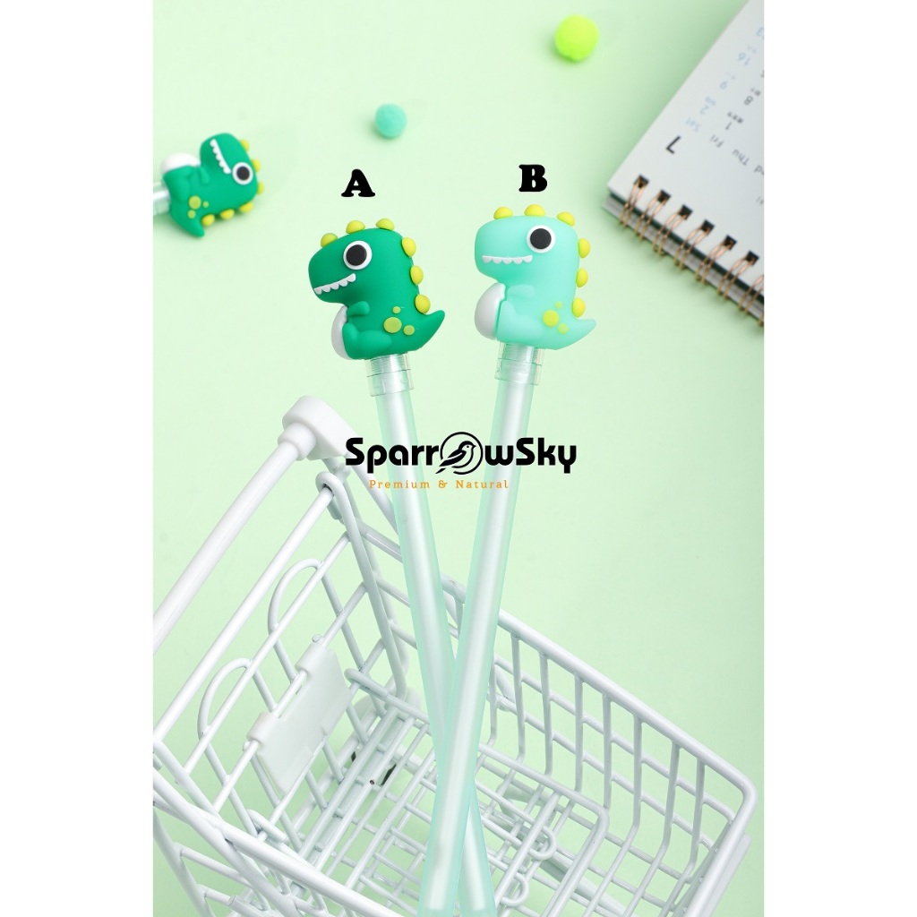 

SPARROW KUKI Pen Silikon / Silicone Pen / Pen Karakter Lucu Cantik DINO (7448)