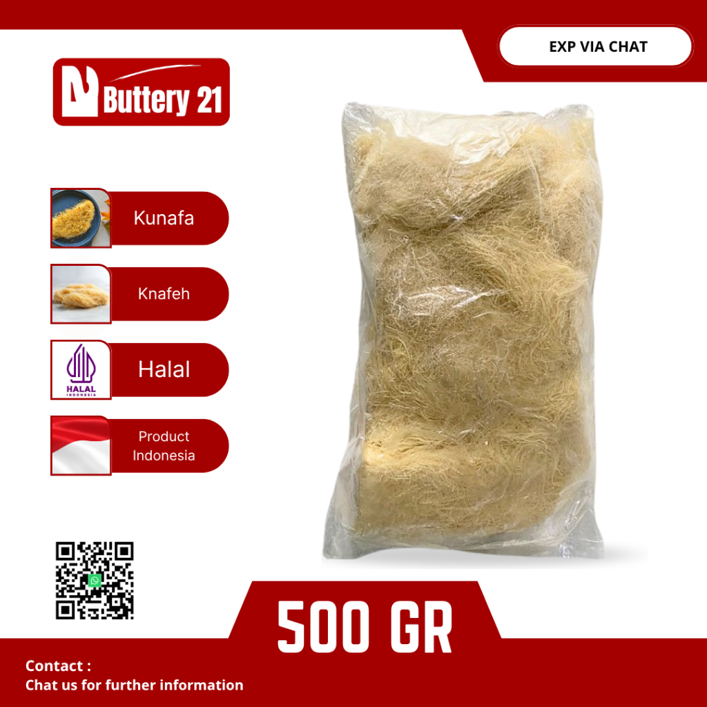 

KUNAFA 500 GR / KUNAFE / KNAFEH ARAB / RAMBUT KUNAFA