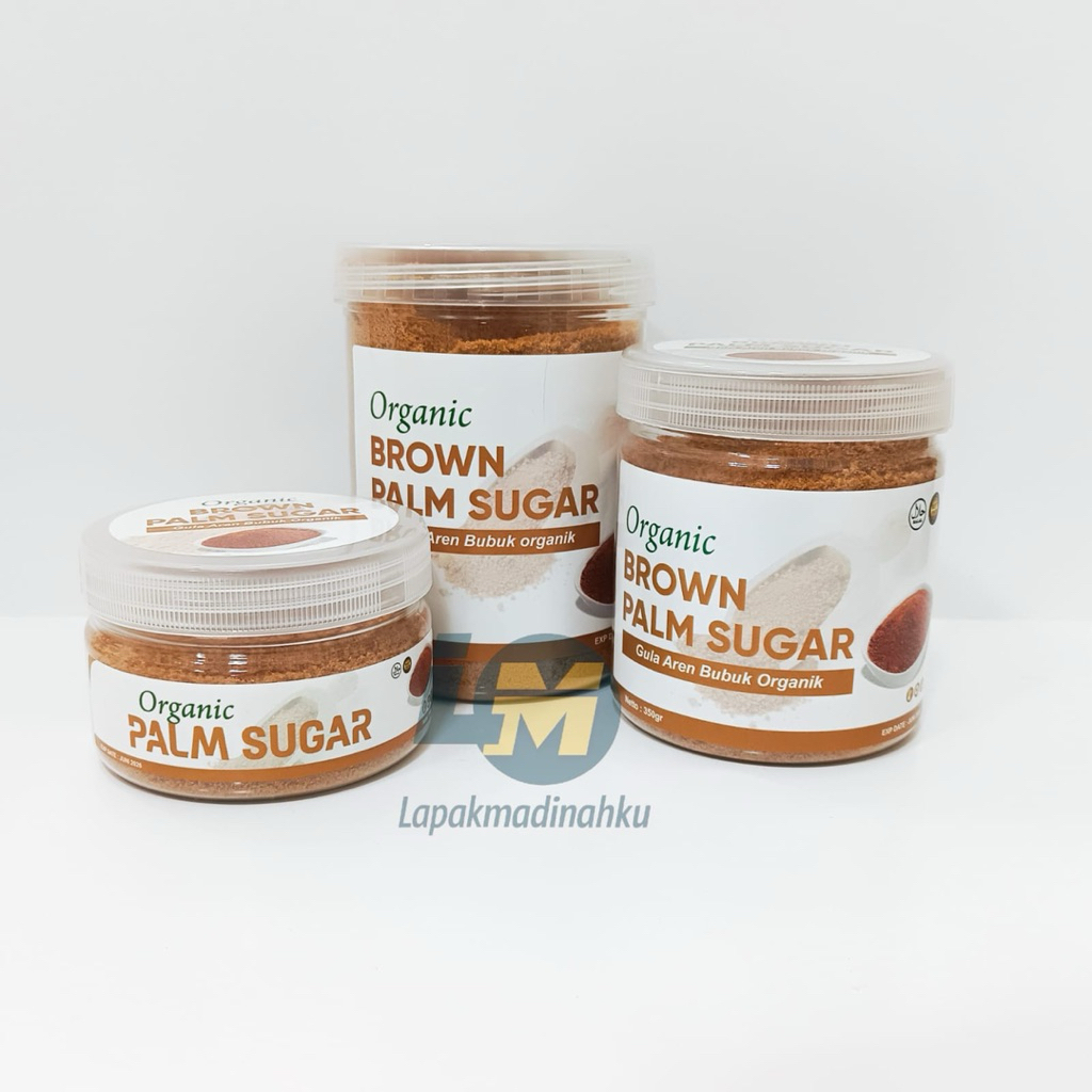 

{Free Sendok Kayu) Organik Gula Aren Bubuk Premium Murni -Palm Sugar Asli Tanpa campuran -Gula Semut