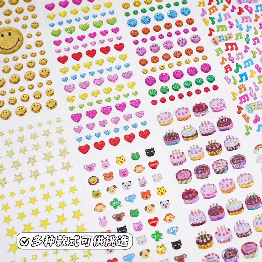 

stiker lucu stiker timbul melody smile cake stiker 3D cute stiker
