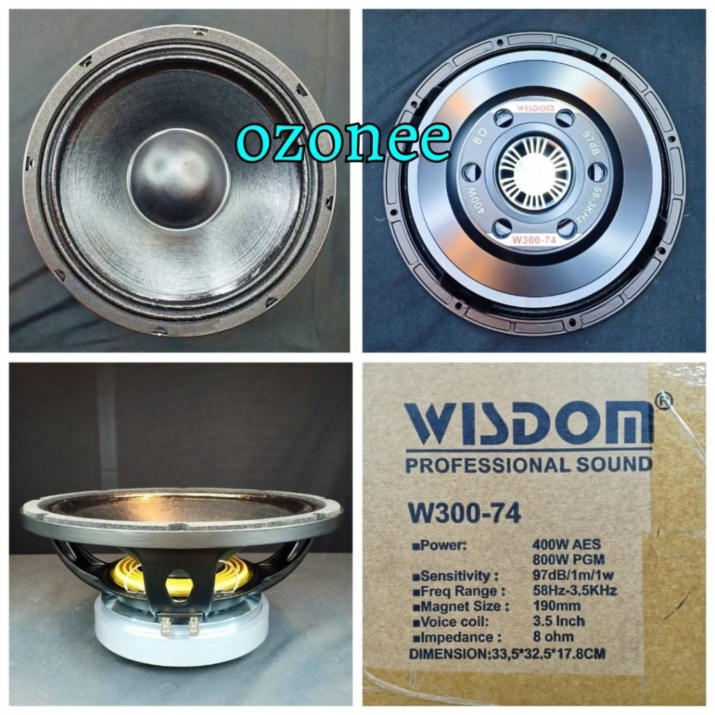 Speaker Konponen Wisdom W 300-74 W30074 W300 74 Original