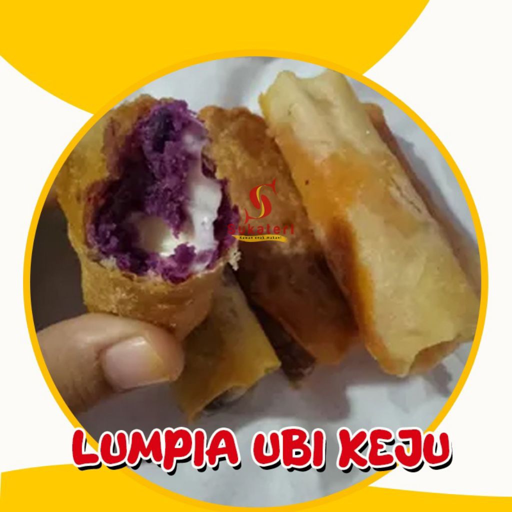

Lumpia Ubi Keju | Ubi ungu | Frozen isi 4 pcs - langsung goreng | di Medan