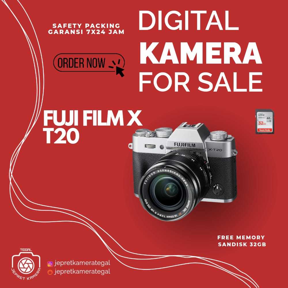 FUJIFILM XT20 LENSA KIT 16-50MM MURAH