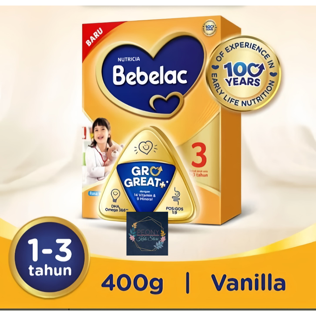 

BEBELAC 3 VANILA 400 g / bebelac 400g vanila / susu bayi anak