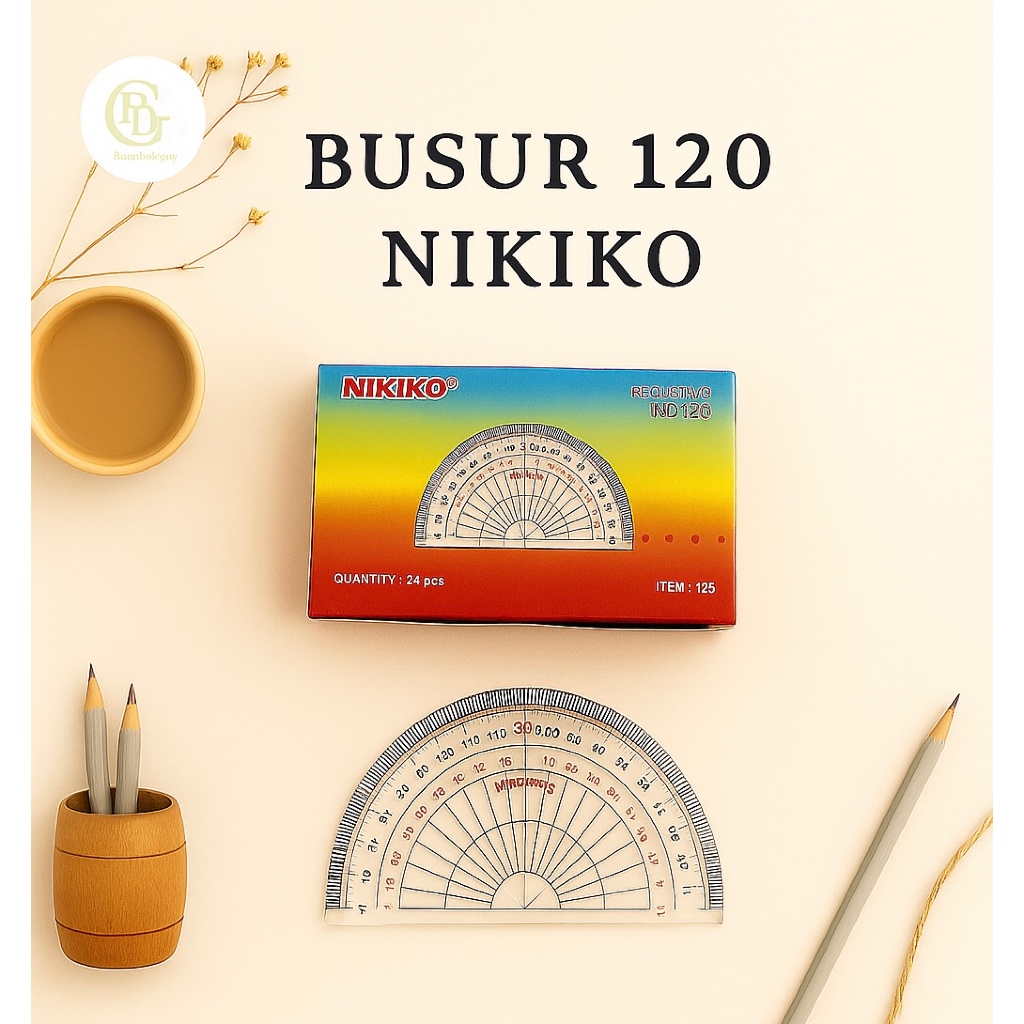 

GROSSIR 24 PIECE 1 BOX / BUSUR NIKIKO 120 / BUSUR NIKIKO BESAR / PENGGARIS BUSUR / GARISAN BUSUR MURAH
