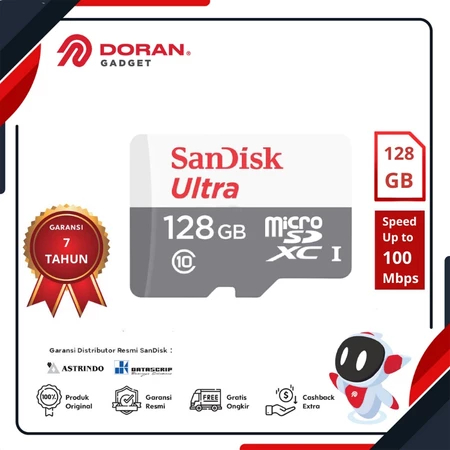 Micro SD Sandisk 16Gb 32Gb 64Gb 128Gb 256Gb 512Gb Ultra 100MPS MicroSD UHS-I Card class 10 Micro SD 