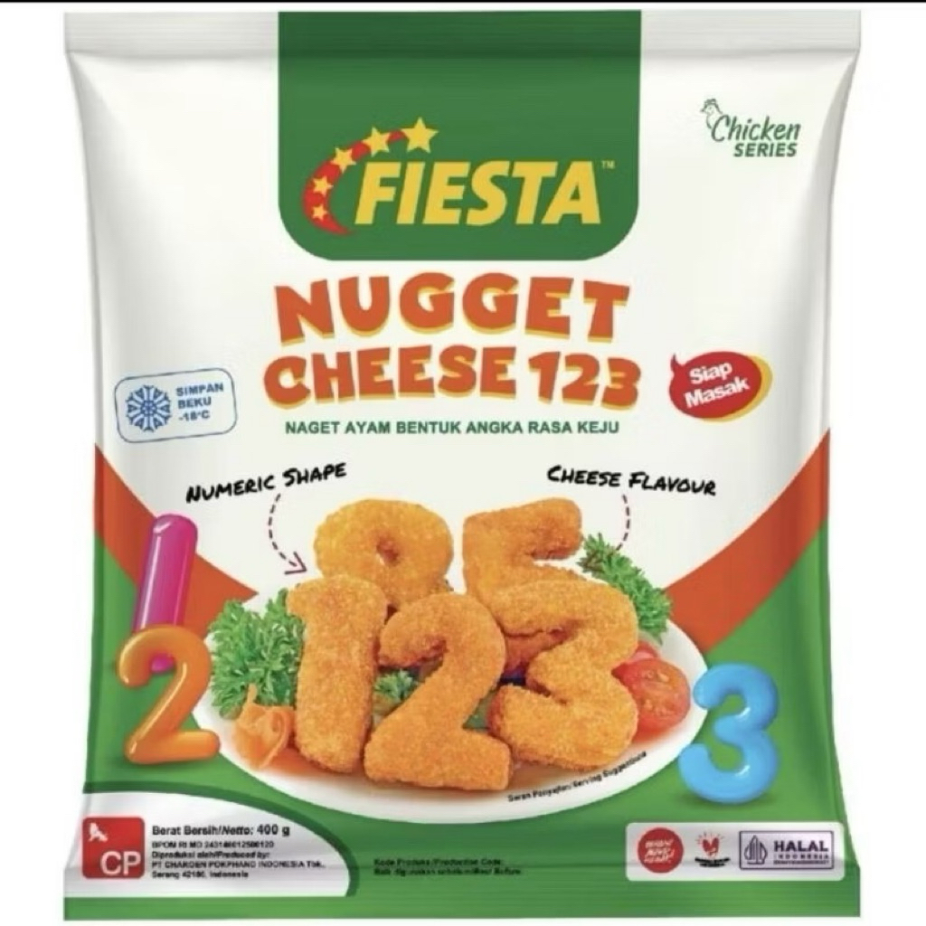 

Fiesta Nugget Cheese 123 400g