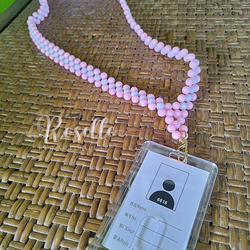 [READY STOCKS] Lanyard ID Card/ Beads Lanyard/ Lanyard Manik-Manik