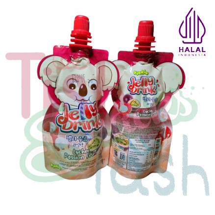 

Minuman KIOKIO Jellydrinks Leci - Markisa, ( Passion Fruit ) HALAL 70ml GROSIR