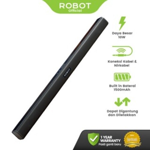 [FOR LIVE]ROBOT RB590 Soundbar Bluetooth 5.3 – Desain Ringkas, Dual Connection, Speaker TV & Home Th