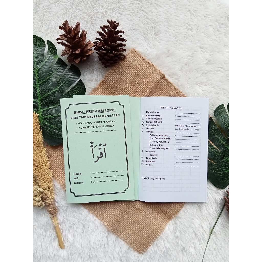 

ES88 (CUSTOM) BUKU PRESTASI IQRO