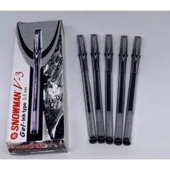 

BOLPOINT/PULPEN/PENA GELL SNOWMAN V3 Harga per lsn