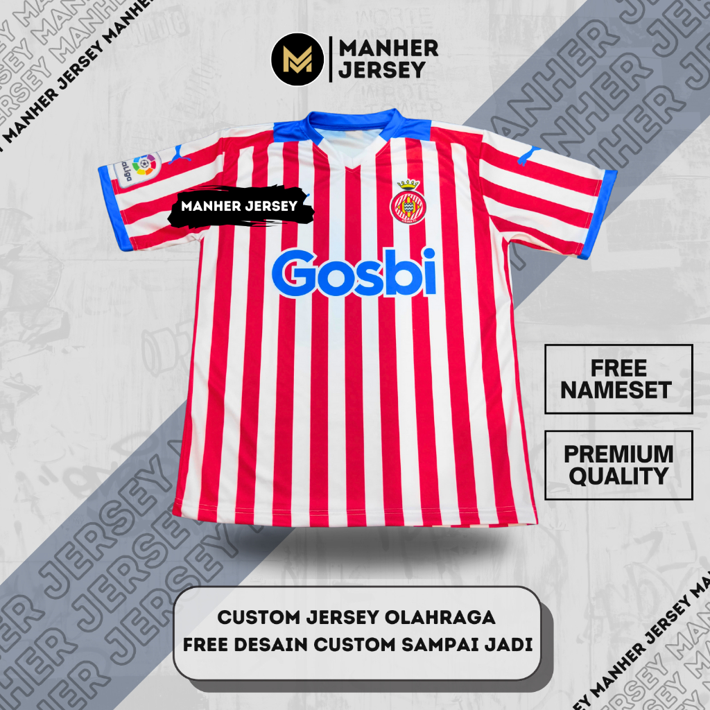 JERSEY GIRONA 2021 2022 FULL PRINTING