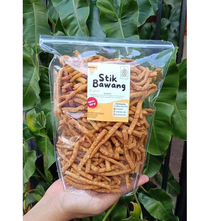 

SNACKEE|| Stik Bawang rasa "ORIGINAL" isi 450gr premium, gurih, garing, dan renyah