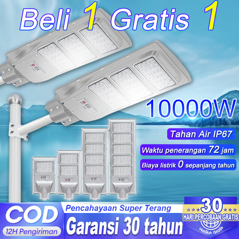 Lampu Tenaga Surya 5000W Panel Matahari Otomatis Outdoor