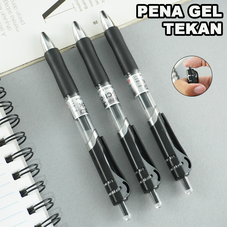 

Pulpen Klik K-35 0.5mm Isi 12 – Tinta Cepat Kering – Pilihan Warna Hitam, Biru, Merah PE-010203
