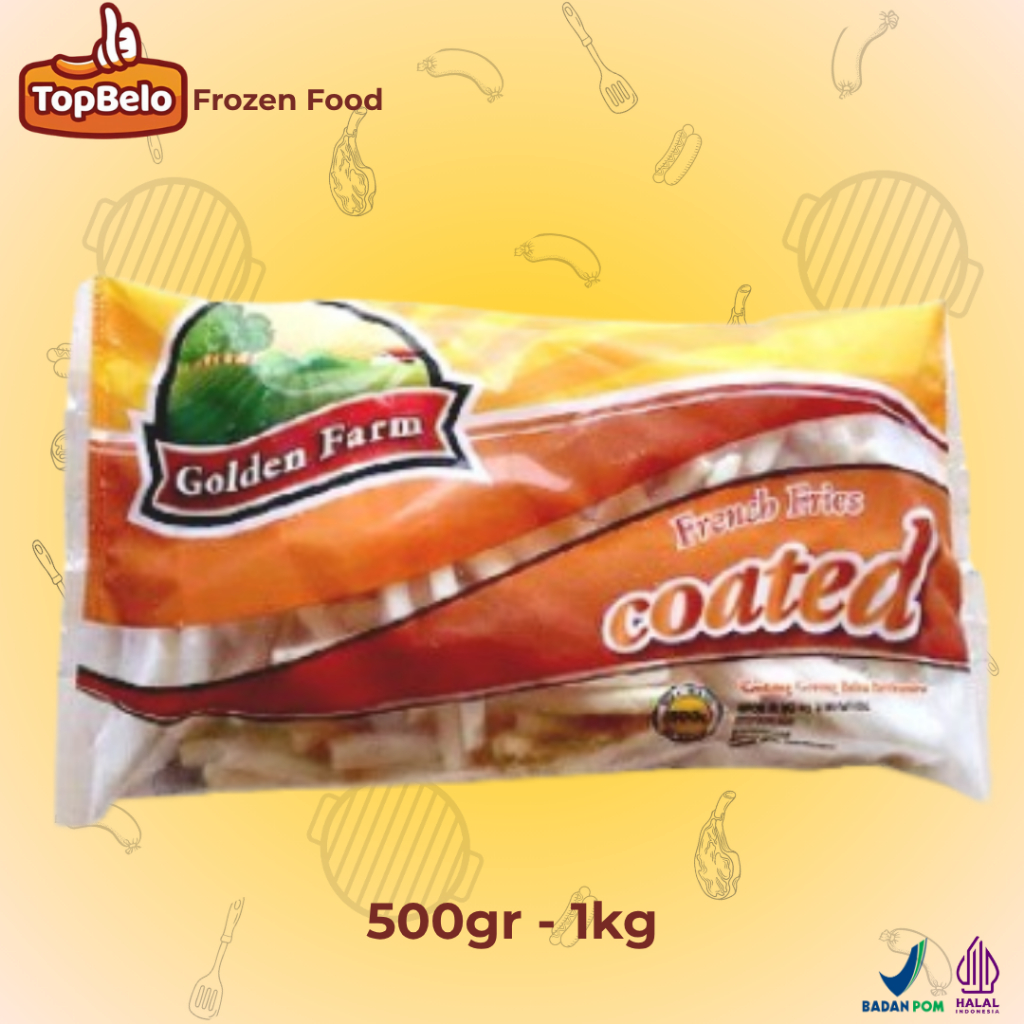 

KENTANG GOLDEN FARM FRENCH FRIES COATED / GOLDEN FARM COATED