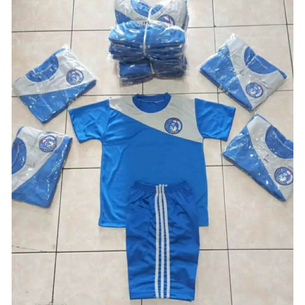Seragam Olahraga TK Tangan pendek, Seragam olahraga PAUD lengan pendek