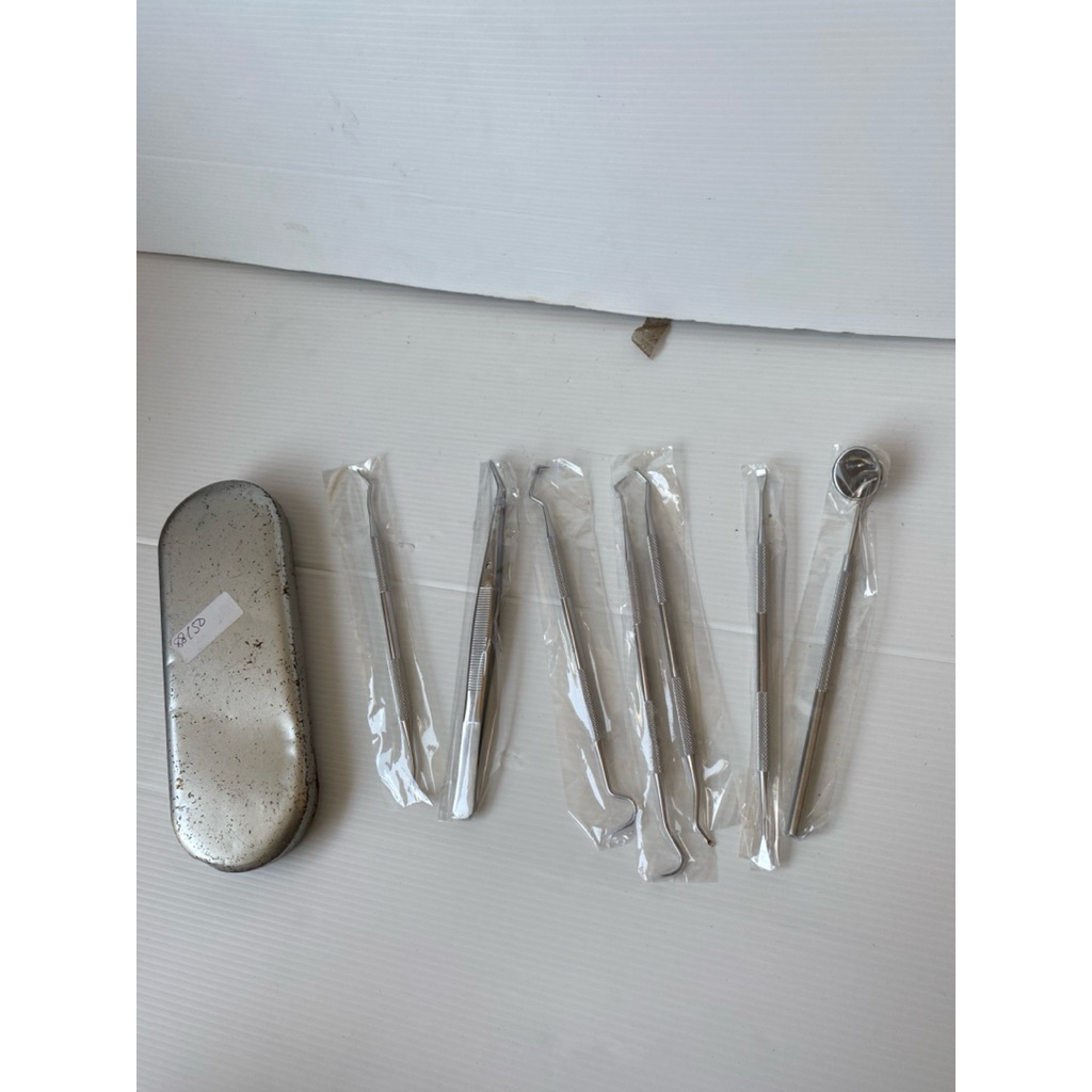 (box12) Dental Kit Stainless steel Dentist Tools