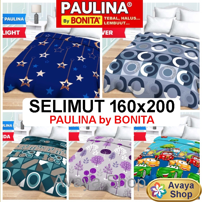 SELIMUT PAULINA 160x200 by BONITA / SELIMUT BONITA 160x200 PAULINA