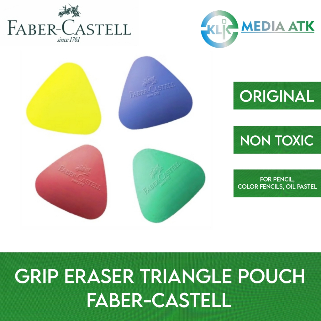 

Penghapus / Eraser Faber-Castell Triangle Pouch - 1 Pcs