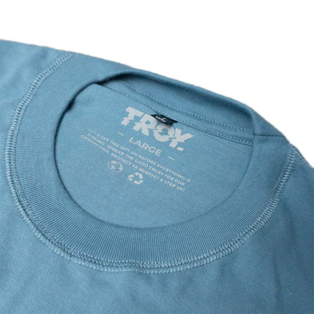 Troy Company Double Sleeve Double Layer Vintage Longsleeve Mineral Blue Happy Chaos DS 3234