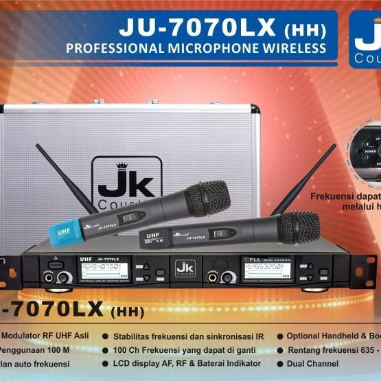 MIC WIRELESS JK COUSTIC JU 7070HH ORIGINAL