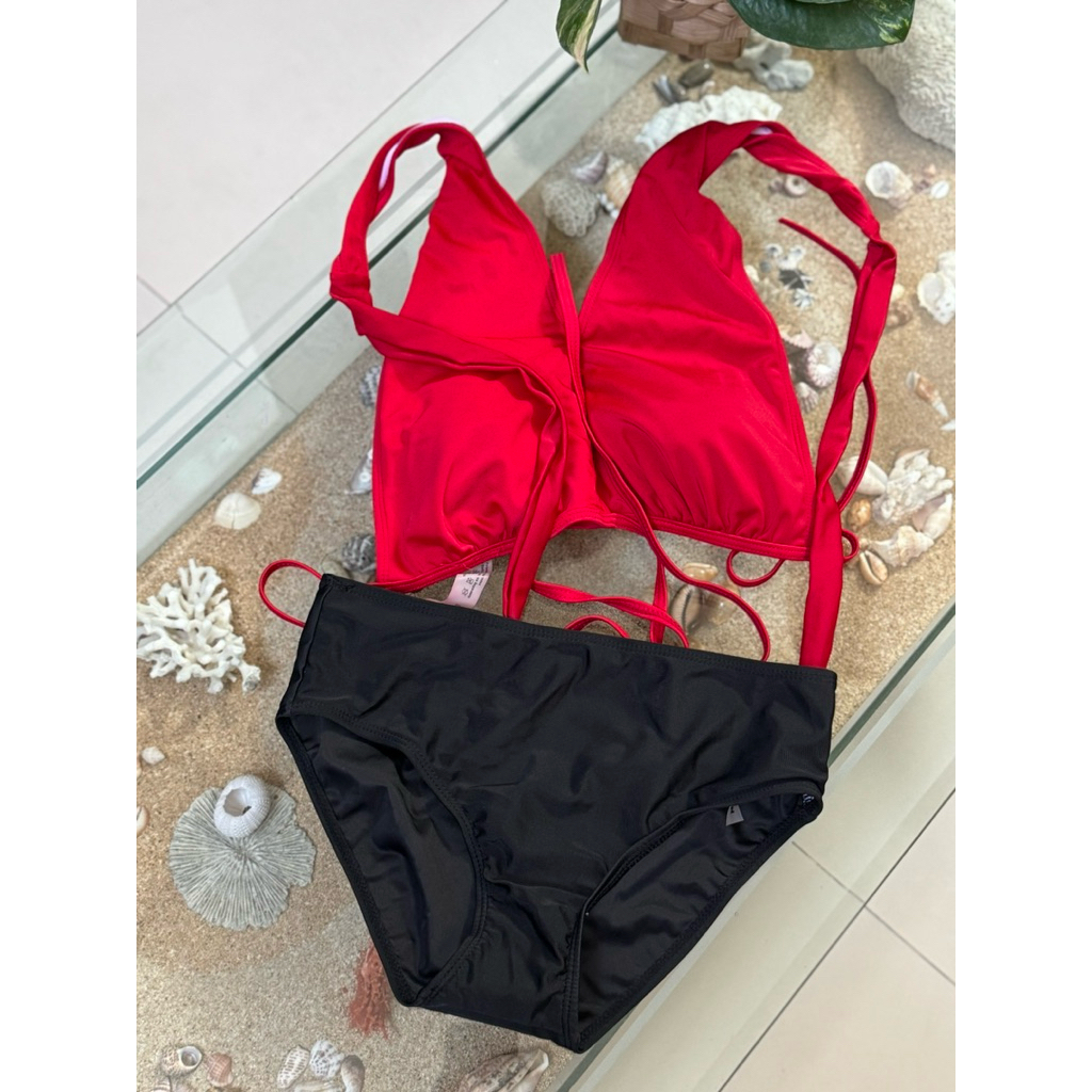 SALE BIKINI SHEIN ONE SET / ONE PIECE Red Edition