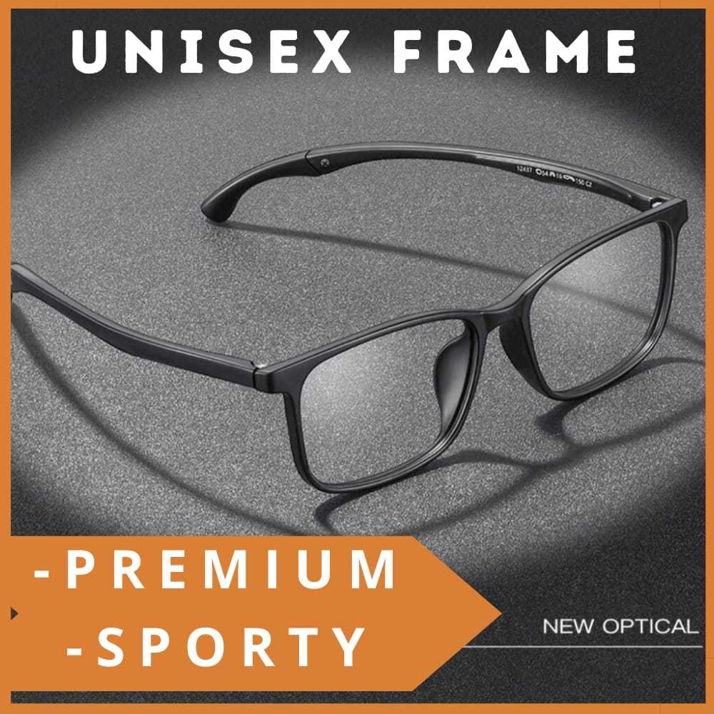 Kacamata Minus Wanita Photochromic Bluecromic Frame Korea Oval Lentur Kaca Mata Anti Radiasi