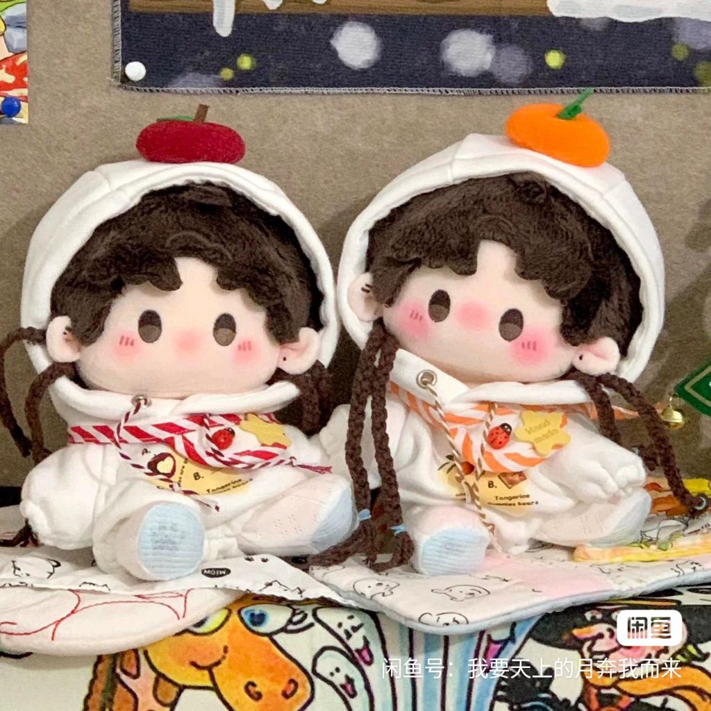 READY STOK Fruit Diary : Orange Hoodie 20cm doll clothes ( izin tag : Anime Genshin nct seventeen en