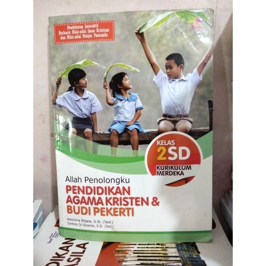 buku agama kristen kelas 2/II sd kurikulum merdeka
