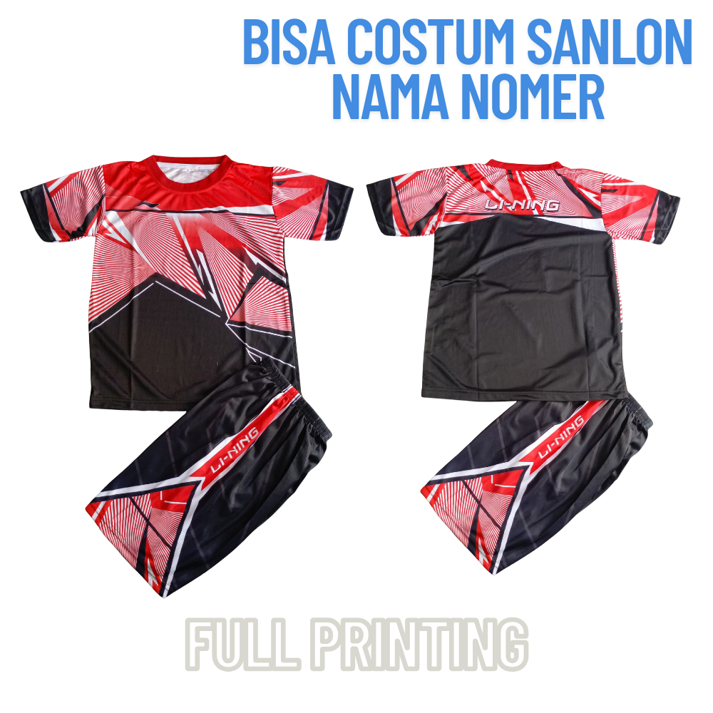 COD/ SETELAN BAJU VOLI ANAK LAKI LAKI BISA SABLON NAMA NOMER/ BAJU BADMINTON ANAK LAKI LAKI