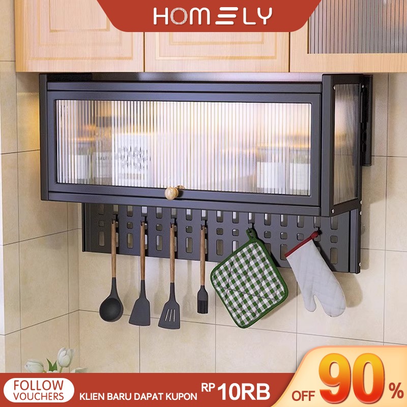 Rak Dapur / Lemari Dapur Gantung/ Rak Bumbu Dapur Dinding / Rak Dapur Gantung  / Pegboard Dinding / 