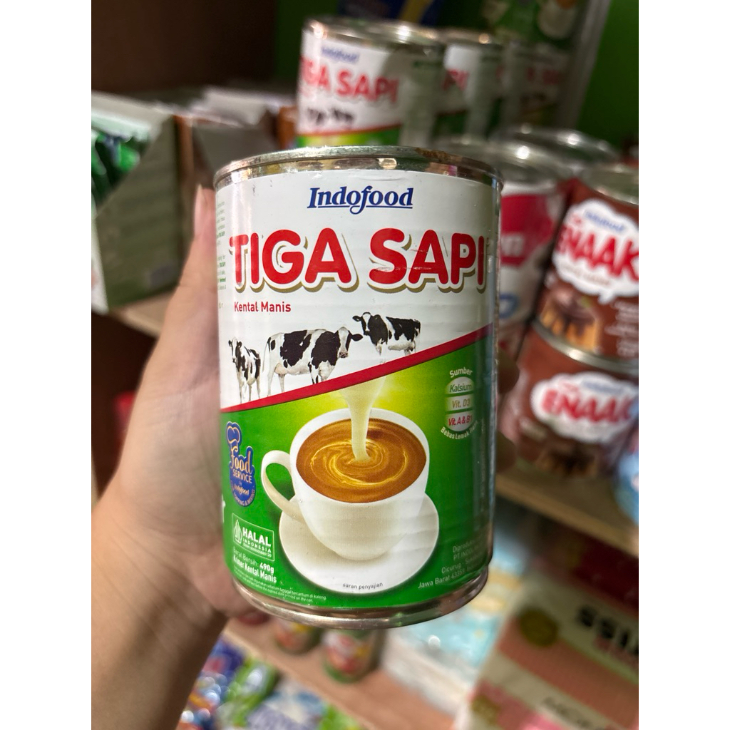 

susu kental manis tiga sapi 490gr