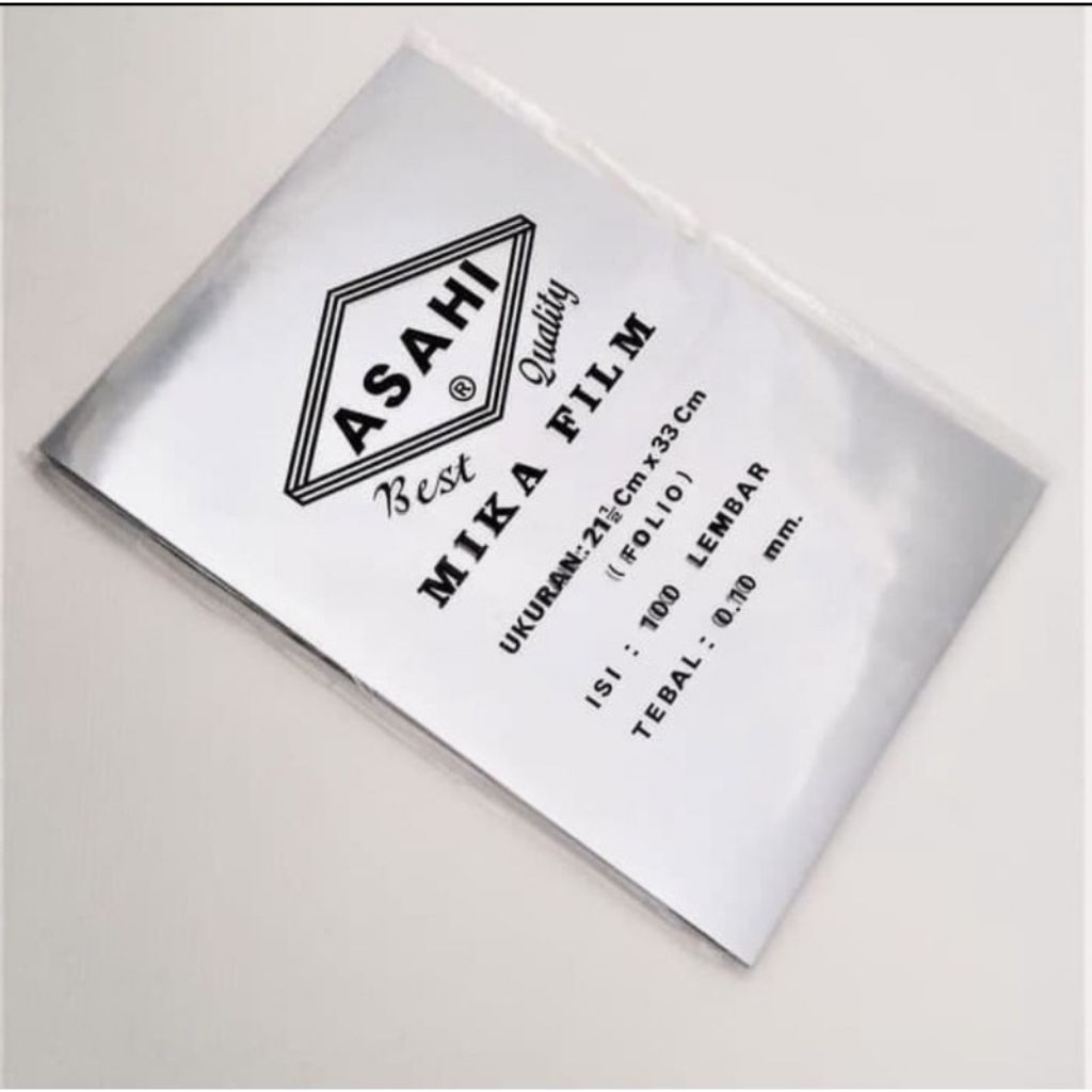 

Plastik Mika Jilid Bening Asahi F4 / A4 0.10 mm