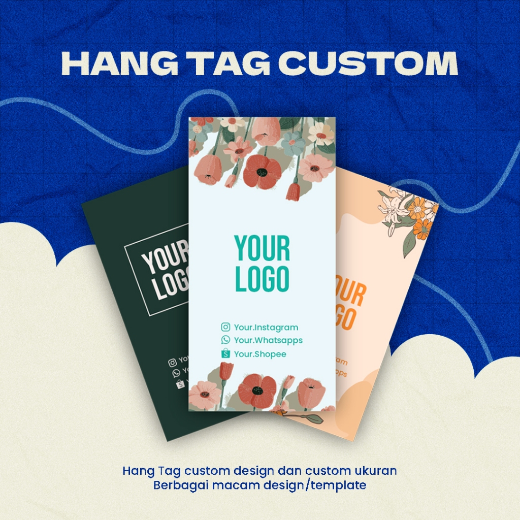 

Hang Tag Custom Berbagai Macam Template Design dan Ukuran