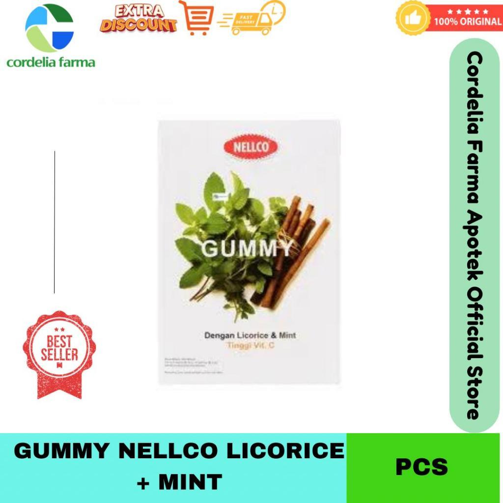 

Gummy Nellco Licorice plus Mint