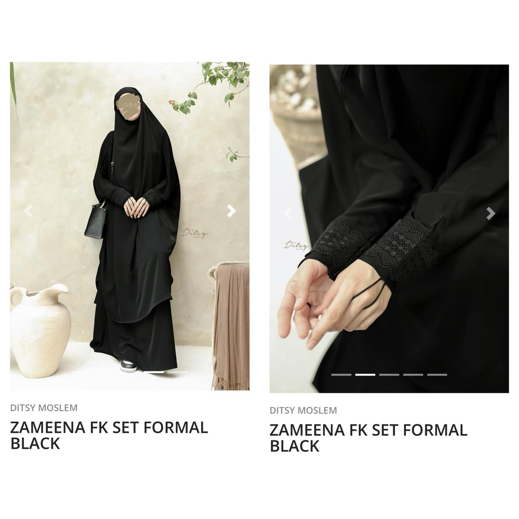 Ditsy Moslem | Zameena FK Set | Zayna FK Set by Ditsymoslem