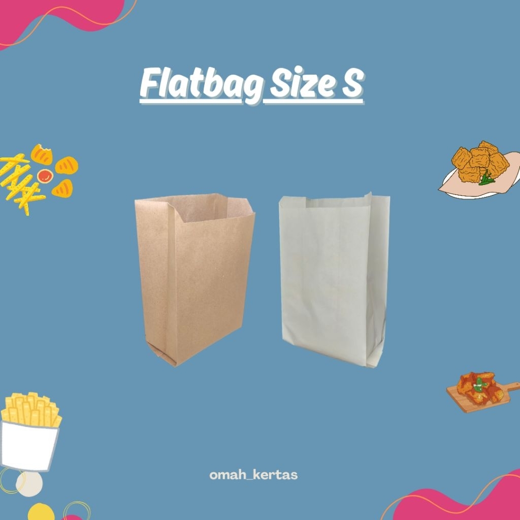 

(Isi 100pcs) FBG.002 Paperbag Size S /Kantong Kertas Mcd