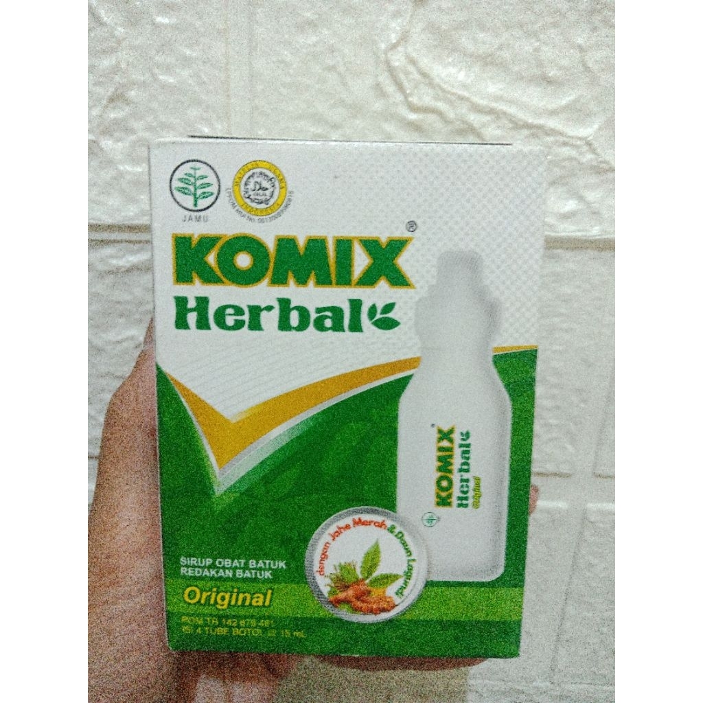 

Komix Herbal obat batuk komik per box isi 4 pcs / komik herbal tube Exp FEBRUARI 2027