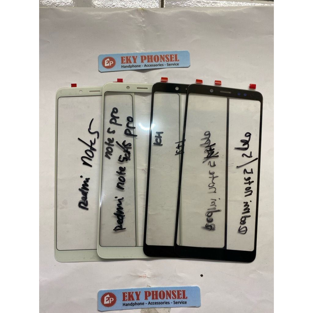 KACA LCD REDMI NOTE 5 | GLASS LCD REDMI NOTE 5 PRO | KACA DEPAN LCD REDMI NOTE 5 PRO ORIGINAL