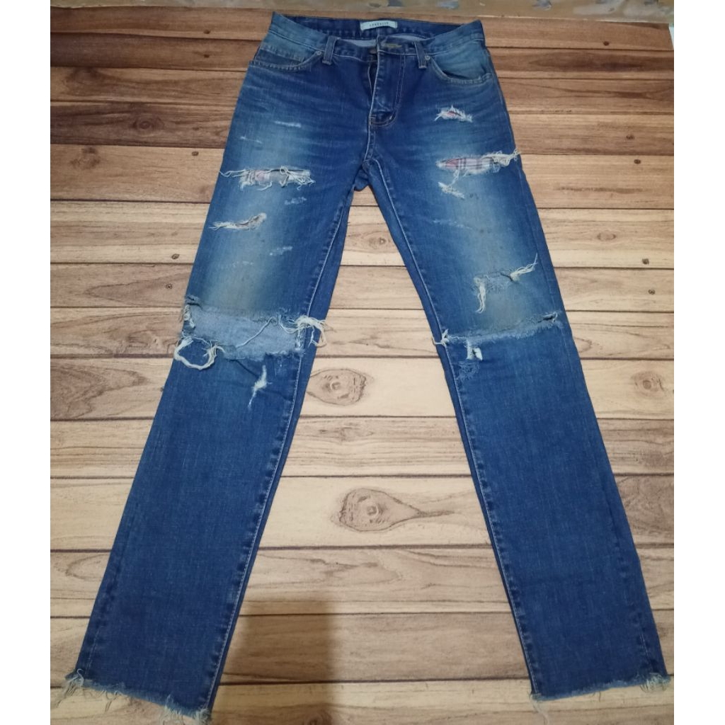 CELANA JEANS PRIA SECOND ORIGINAL/RIPED JEANS SECOND BRENDID/CELANA JEANS SECOND PRIA BRENDID