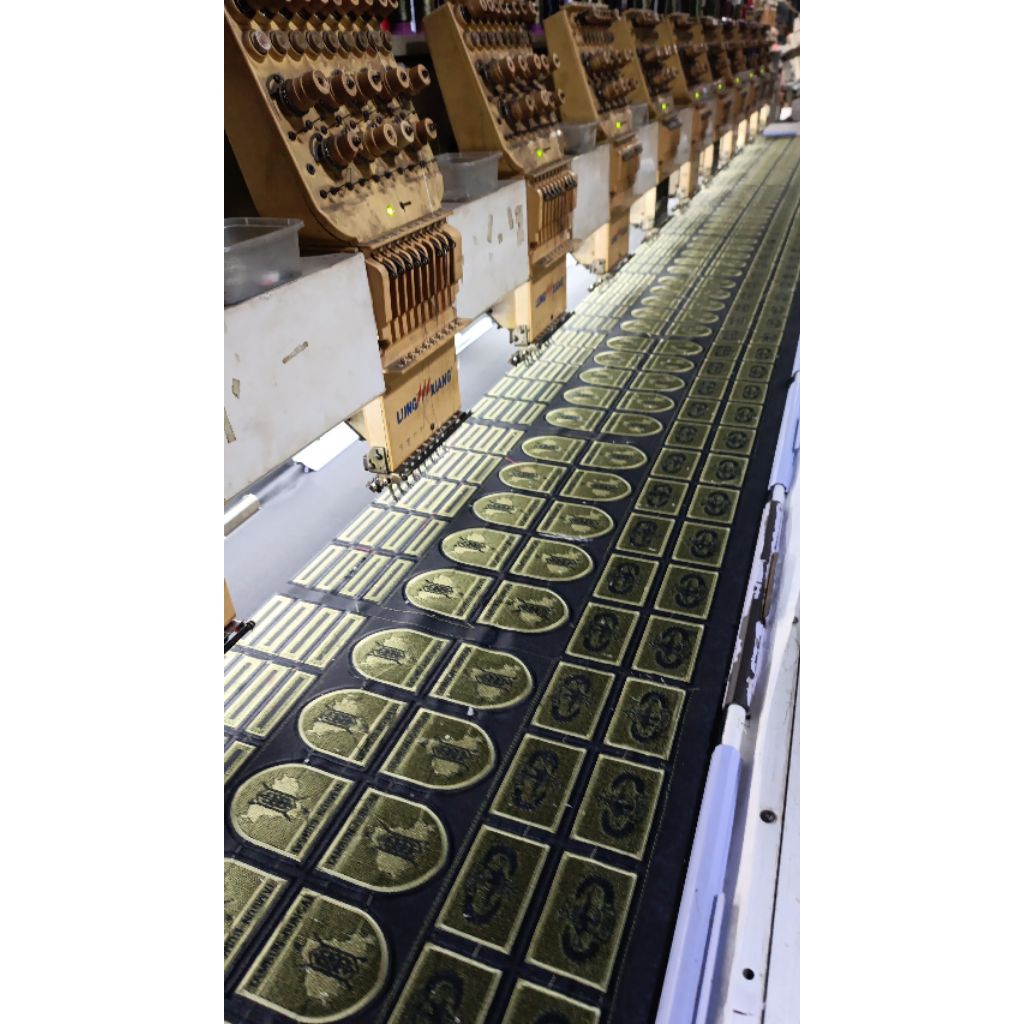 custom bordir tni produk