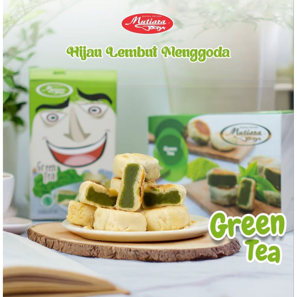 

Bakpia Mutiara Jogja Rasa Green Tea Isi 20