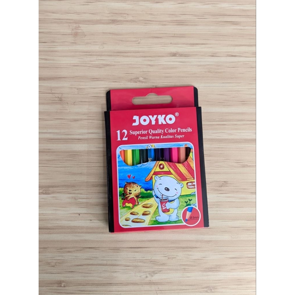 

Pensil Warna Joyko 12 warna pendek & panjang